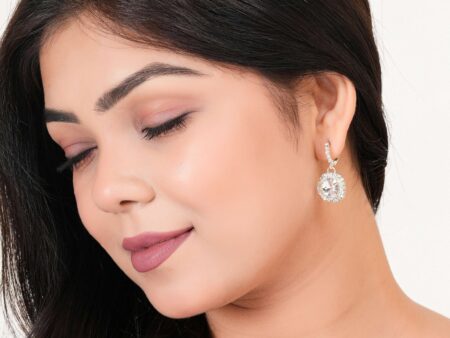 Women's Square Drop Earrings, Dangling Silver Earrings, Hammered Earrings, Geometric Earrings, Ethnic Earrings, Boho Earrings, Statement Earrings