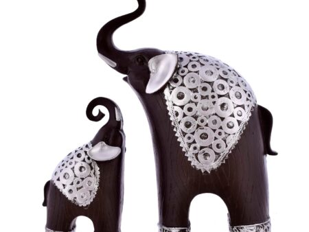 Elephant Pair  Statue